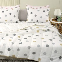 라미 순면스노우시어서커 여름 차렵이불+침대패드+베개커버세트 S/SS Q