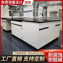 모든 강철 실험 데스크 벤치 화학 테이블 중앙 테라스 사무용책상, T10-PP 실험대 커탠
