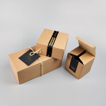 b형 크라프트 상자 box 접이식상자 소형 긴박스 캔들 향초 조립식 작은 미니 선물용, 250장, (tb23)175x80x62