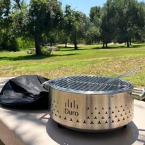 코스트코 듀로 스테인리스 차콜 테이블탑 그릴, 1개