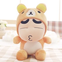 큰 부드러운 짱구인형 대형 토토로 스폰지밥 모자 애착 인형, 35cmcm, O