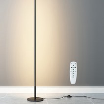 무선 LED 플로어 장스탠드 조명 3색모드 밝기조절, 블랙