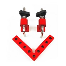 씨즌FARM L형 직각코너클램프 목공작업120MM 앵글스크류 QL120
