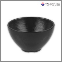 [돌산멜라민] 체크(흑) - 면기볼 (업소용그릇 멜라민그릇 예쁜그릇 식당접시 멜라민볼 멜라민찬기 검정색그릇), 블랙 9인치 (DS-7845)