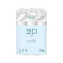 물에잘녹는 두루마리휴지 코디 순백 티슈 휴지 30롤 먼지없는 비데용 코스트코 홈쇼핑, 상세페이지 참조