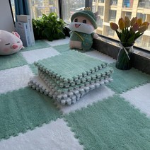 뽀글이 바닥 쿠션매트 유아 놀이방 거실 매트 퍼즐매트 10p, 30x30x1.0cm, 7