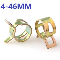 조인트 클램프 10 pcs4mm-37mm 연료 스프링 클립 진공 실리콘 호스 클램프 자동차 오일 워터 파이프, 22 17mm 10pcs