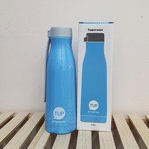 타파웨어 보온병 패션 보냉병 410ml, 블루