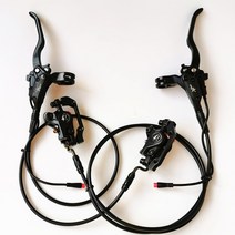 전기 자전거 유압 디스크 브레이크 쌍 세트 bafang 2pin mid motor sonder e bike brake 시마노, 프론트 및 리어 브레이크