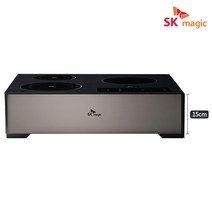 SK매직 하이브리드 스탠딩 인덕션 레인지 ERA-BTH32(인덕션 2구 하이라이트 1구), 스탠딩 ERA-BTH32(외함포함) - 8cm