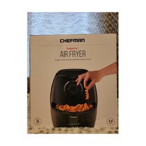 최신형 셰프맨 터보프라이 3.7qt3.5L 아날로그 에어프라이어