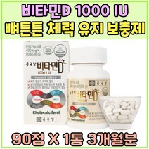 비타민D 1000 IU 뼈건강 체력 유지 보충 과일 베리 분말 스트레스 케어 뼈튼튼 Vitamin D3 디 임신전 후 맞춤 영양제 육체 피로 관리 보충제 추천 에너지 업 생성