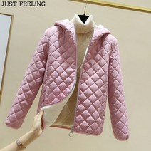JUST FEEL!NG 여성 경량패딩 누빔 패딩 점퍼 자켓 코트 빅사이즈