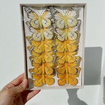 [왓위셀] 나비 장식 모형 소품, 02. B타입(24마리)