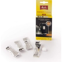 Melitta 178599 커피 에스프레소 머신 퍼펙트클린 탭 4개 1팩