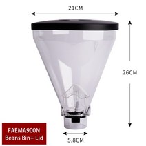 핸드밀 커피 그라인더 자동 수동 콩 빈 호퍼 FEAMA Mazzer 900N/HC6 호환, 05 Set Of Beans Bin