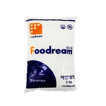 [트윈스몰] 원당 100% 대한제당 푸드림 하얀 설탕 3kg, 3봉