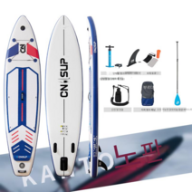 패들보드 세트 공기팽창식 서핑보드 수상요가 수상레저 해변, 1.340x81cm 순항 보드