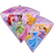 제이벌룬 디즈니 캐릭터 은박풍선, 1개, Disney Princess 다이아몬드
