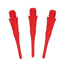 다트 기계 전자 보드 다트핀 CyeeLife-플라스틱 다트 팁 100/250/500 팩 소프트 전자 보드용 2BA POM 포인, 19 Red 100PCS