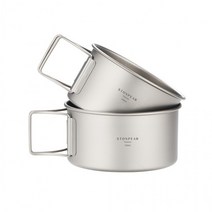 캠핑 냄비 백패킹 티타늄 미니 코펠 2개 세트 TC4555, 본상품선택