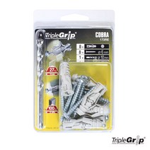 SMU810119173RE 코브라앙카 트리플그립 M6회색 석고보드피스 8개입, 상세페이지 참조