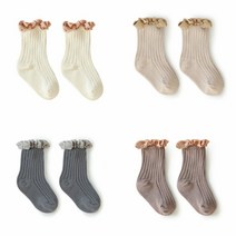 슬로우베베 에이씨 벨르 체크프릴 양말 4컬러 영유아동 양말 봄양말 북유럽 양말 양말선물 원아선물 유아패션양말 아동양말 유아선물 유아동 사진촬영 의상