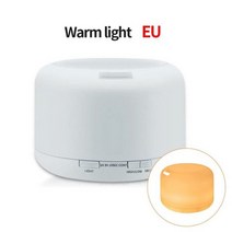 아로마램프 캔들램프 디퓨저 Muji- 색상의 브레드 가습기 500ml 가정용 가습 아로마 야간 조명 에센셜 오일 500ML, Warm, EU