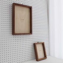 [POOLDA잡화점]월넛 원목 액자 A4 사이즈 호두나무 수제 우드 프레임, 세로형