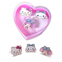 팬시 마이멜로디 3개세트 헬로키티 캐릭터 아크릴 반지 시나모롤 산리오