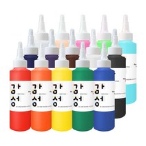 (사은품증정) 감성물감 140ml 15색 스노우키즈 유아 아기 색감교육 핑거페인트 유아물감, 감성140(15색)+사은:포리멀티(랜덤)