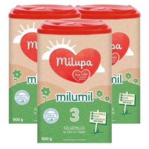 독일 밀루파 Milupa Milumil 3 10개월부터 밀루밀 3단계 아기분유 800g, 3팩