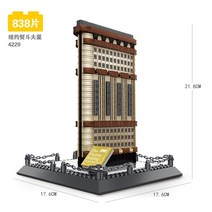 중국 레고 완벽 호환 도시 건축물 빅벤 에펠탑 파리 세계적으로 유명한 건물 동상 리버티 아메리카 타지마할 건설 장난감 빌라, 22 4220 no box