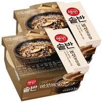 햇반 솥반 버섯영양밥, 200g, 2개