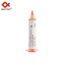 QHTITEC Solder Flux 10cc R-868LO-10 paste For Phone LED BGA SMD PGA PCB Needles Rework Repair Tools, 02 RMA-223LO-10