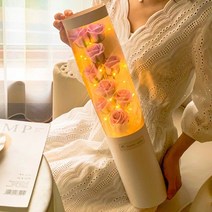 [ 아르띠콜로 어바웃타임 로맨틱로즈 ] led 비누 꽃 조화 꽃다발 20대 30대 선물 생일 축하 결혼 식 신혼 100일 기념일 집들이 프로포즈 실내 인테리어 꾸미기, 퍼플