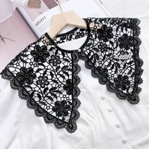 가짜카라 넥케이프 페이크카라 세련된 프로모션 판매 여성 의류 액세서리 빈티지 달콤한 꽃
