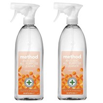 Method 메소드 다목적세제 세정제 안티박테리아 향균 세제 스프레이 오렌지 유자 828ml 2팩