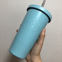 (당일발송) 명품 선물용 텀블러 스텐 보온보냉 대형 대용량 473ml, 릴리프블루