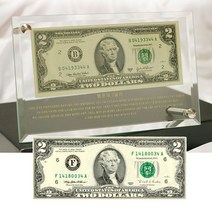 럭키심볼 행운의 선물세트 황금지폐 짐바브웨 100조달러 + 네잎클로버 생화 57 케이스
