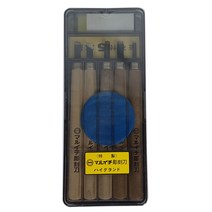 마루이찌조각도 5p/ 목공예 목판화 우드카빙 취미 미술수업준비물 일본산 고급화방용품 학생 전문가용