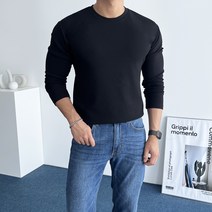 데일트 남자 빅사이즈 링클프리 스판 헬스 운동용 머슬핏 긴팔티