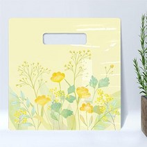 nt782-행잉액자 꽃피는봄(정사각형) 타입4.노랑, 타입:타입4.노랑