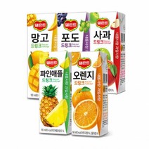 MU 델몬트 드링크 190mlX24팩X2박스 5가지맛 택1 오렌지 주스 쥬스 착즙 어린이 음료 추천, 델몬트 드링크 사과 190mlx24팩x2박스