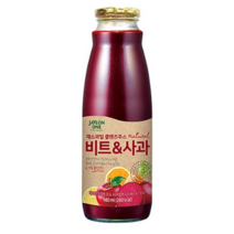 자연원 채소 과일 네츄럴 클렌즈 주스 비트 & 사과, 4개, 980ml