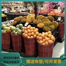 라탄 바구니 수납 덮개형 다이소 이케아 묵상자 요낙셀 선반밑바스켓 보관함 책상서랍 화초 16, 브라운 직경 40cm 전체 높이 43cm