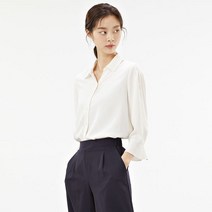 체이스컬트 여성 볼륨 소매 7부 블라우스-ABRG5542C0A