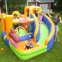 어린이 물놀이 기구 대형 에어 바운스 미끄럼틀 풀장 놀이터