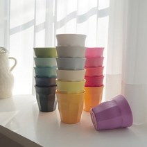 카라멜샵 멜라민 디저트 컵 22color, 카카오 베이지