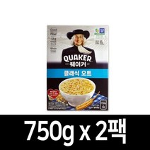퀘이커 클래식 오트 시리얼 1500g 위트빅스